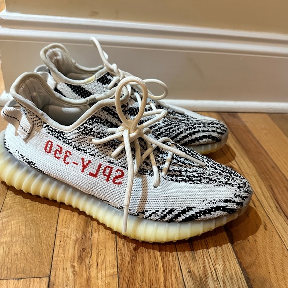 Yeezy Other - Yeezy white/black sneakers. Size 8